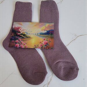 Cashmere Socks for Women - Purple